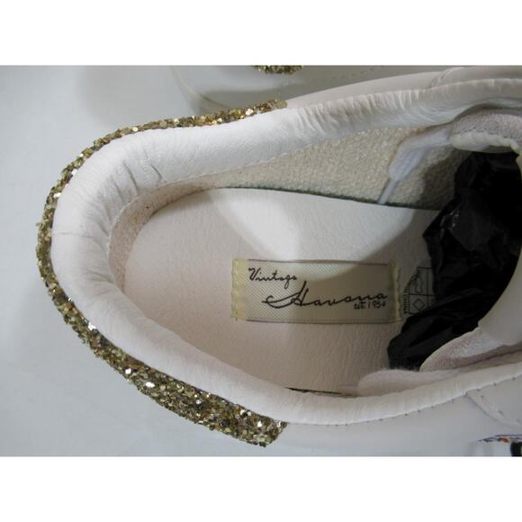 Women's Vintage Havana Cora Lace Up Slip On Star Sneakers White Multi Size 11 - Picture 7 of 9